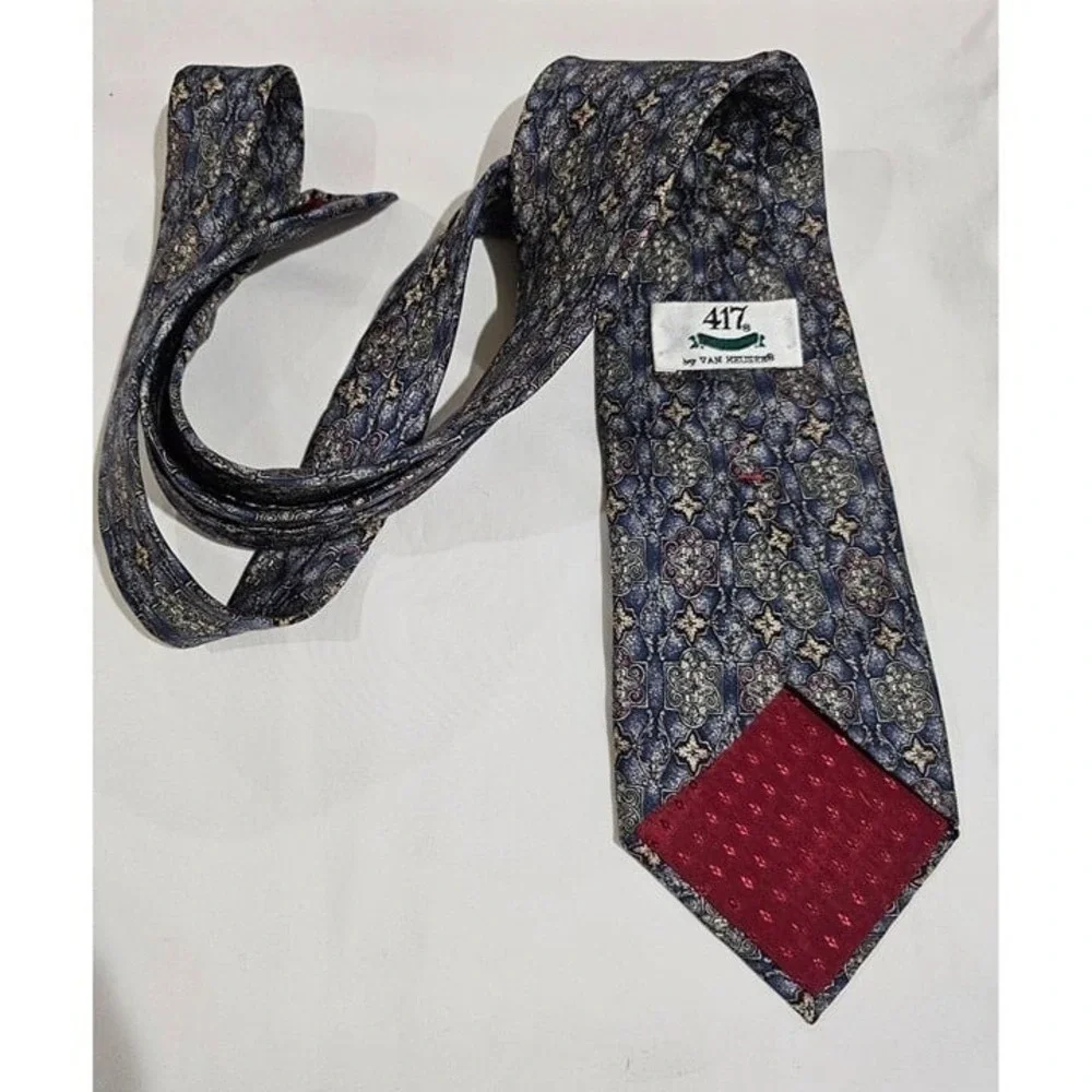 Van Huesen 417 Silk Ties - Lot of 3, Men's Neckties, Neckties